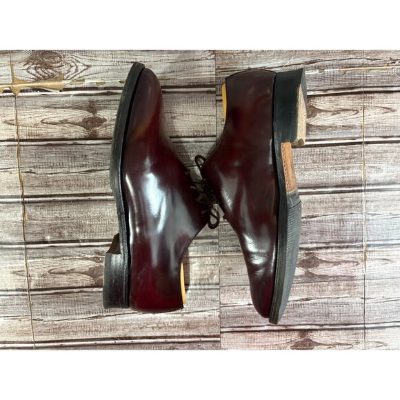 Sanders of England Finsbury Wholecut Dress Shoes Mens SZ 10.5 EE color Burgundy main image 9